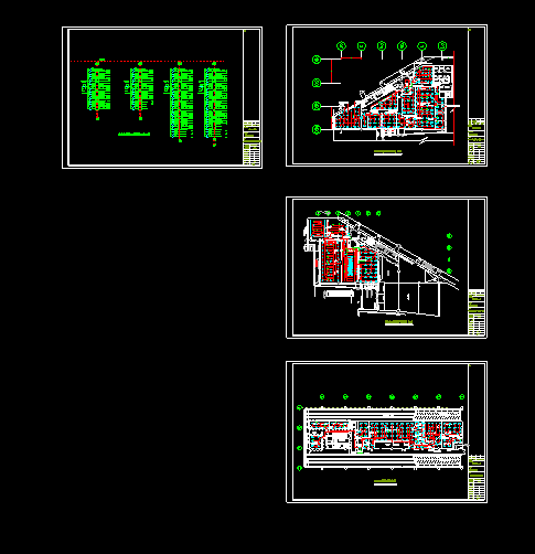 机房电气照明布线cad平面设计施工图